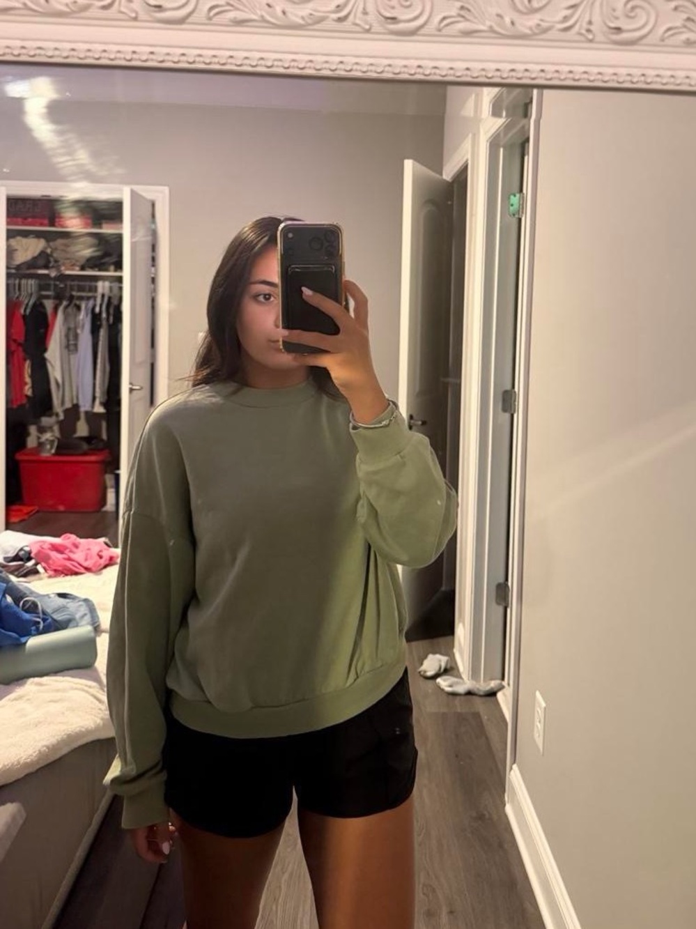 Olive Green Women's Sweater